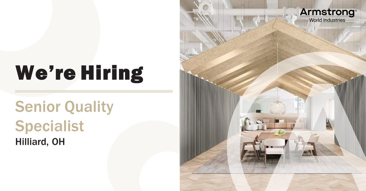 Reporting to the Plant Technical Services Manager, the Senior Quality Specialist will implement key process measures and procedures to monitor and control the manufacturing process. Find out more at bit.ly/3YUwe2E