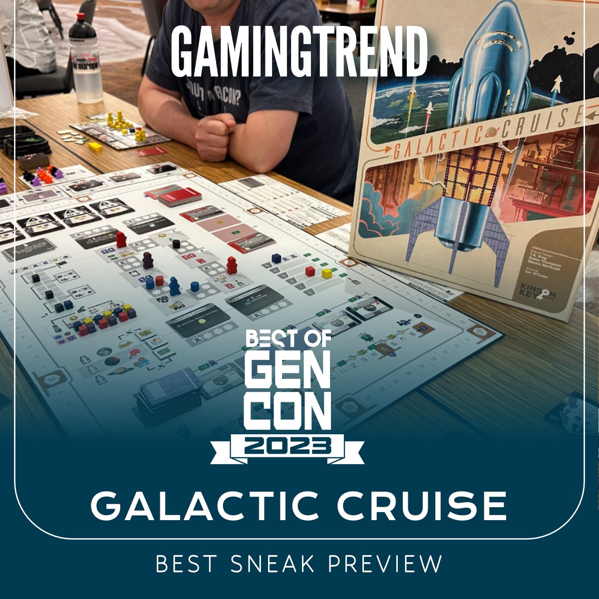 GamingTrend® (@gamingtrend) on Twitter photo We weren't expecting to get wowed by <a href="/kinsonkeygames/">Kinson Key Games</a>'Galactic Cruise at #GenCon this year, but we dug it so much we gave it an award for 'Best Sneak Preview'! ow.ly/pYi750PIVgP #GalacticCruise #boardgames #tabletopgames We weren't expecting to get wowed by <a href="/kinsonkeygames/">Kinson Key Games</a>'Galactic Cruise at #GenCon this year, but we dug it so much we gave it an award for 'Best Sneak Preview'! ow.ly/pYi750PIVgP #GalacticCruise #boardgames #tabletopgames