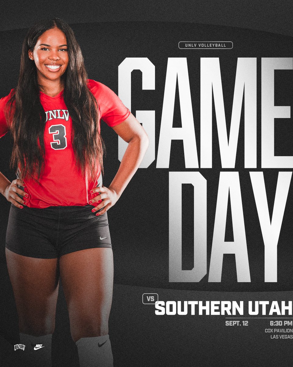 UNLVvball's tweet image. 🏐 HOME OPENER‼️ See you all tonight at Cox Pavilion

🆚 @SUUVolleyball 
⌚️ 6:30 PM
📍 Las Vegas
🏟️ Cox Pavilion
🎟️ bit.ly/2WDAZ5i
📰 bit.ly/3PxQhRs
📺 bit.ly/2NG0UAF
📈 bit.ly/3jCo2kA