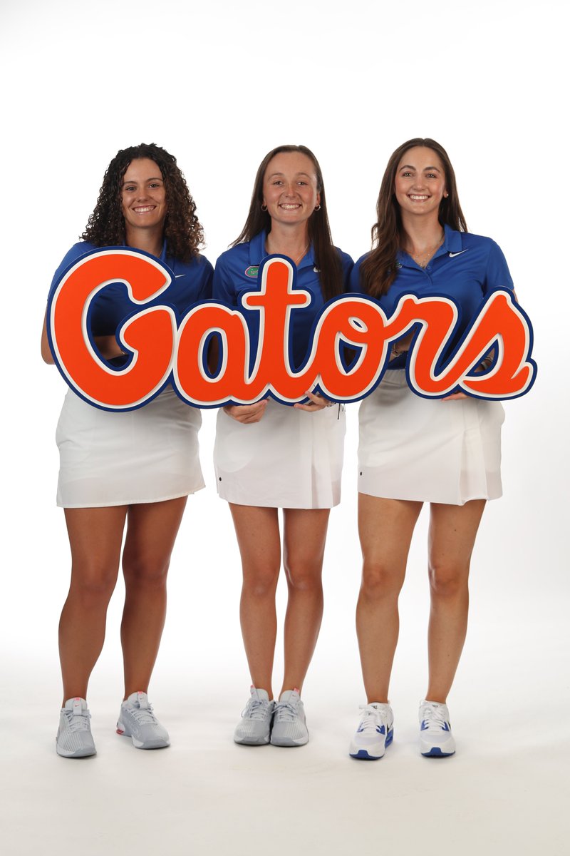 GatorsGolf's tweet photo. This trio going low to start off today 🐊

Marina Escobar (69,-2)
Maisie Filler (70, -1)
Jackie Lucena (70, -1)

Final round is live ➡️Live Scoring: https://t.co/7FWos7B3k5 https://t.co/miUguRn5Nv