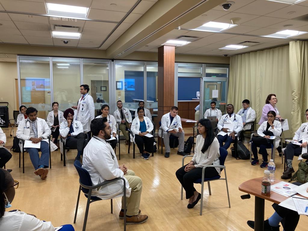 We are excited to embark on the ACP course and divie into real-world scenarios with standardized patients! 📚 Let the learning journey begin! #MedicalEducation