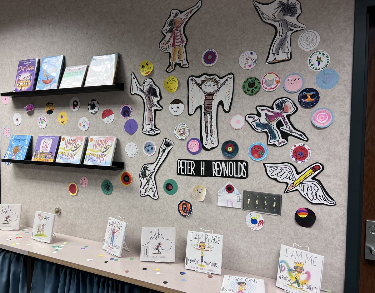 We are celebrating Dot Day at the Haverhill Library. Check out a book by <a href="/peterhreynolds/">Peter H. Reynolds</a> and wear dots 🟣🔵🟢🟡🟠 this Friday, September 15. Make your mark 📚🎨 See where it takes you! <a href="/DotClubConnect/">International Dot Day</a>
