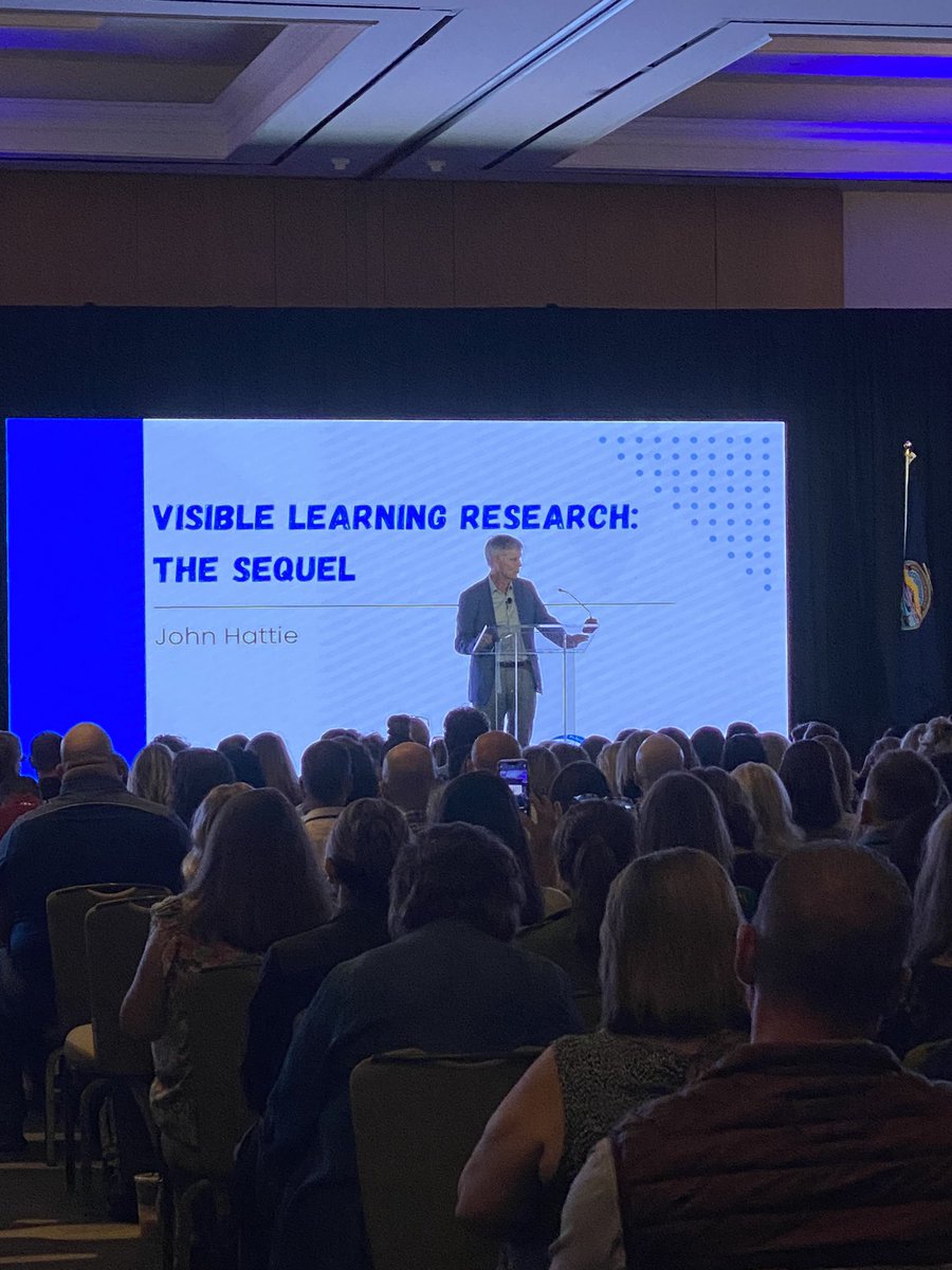 Kansas MTSS Symposium 2023 has begun!! Let’s hear it for Professor <a href="/john_hattie/">John Hattie</a> !🙌🏼 #ksmtss #symposium2023