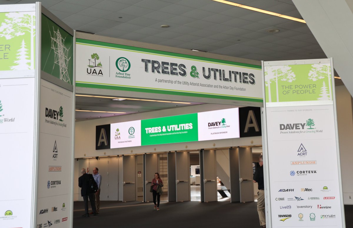 arborday's tweet image. It&apos;s day 1 in 📍Pittsburgh for our annual Trees &amp;amp; Utilities Conference with our partners @ArboristUtility!

We are excited for a week learning about the latest utility arboriculture research, best management practices, and environmental concerns. #TreesAndUtilities