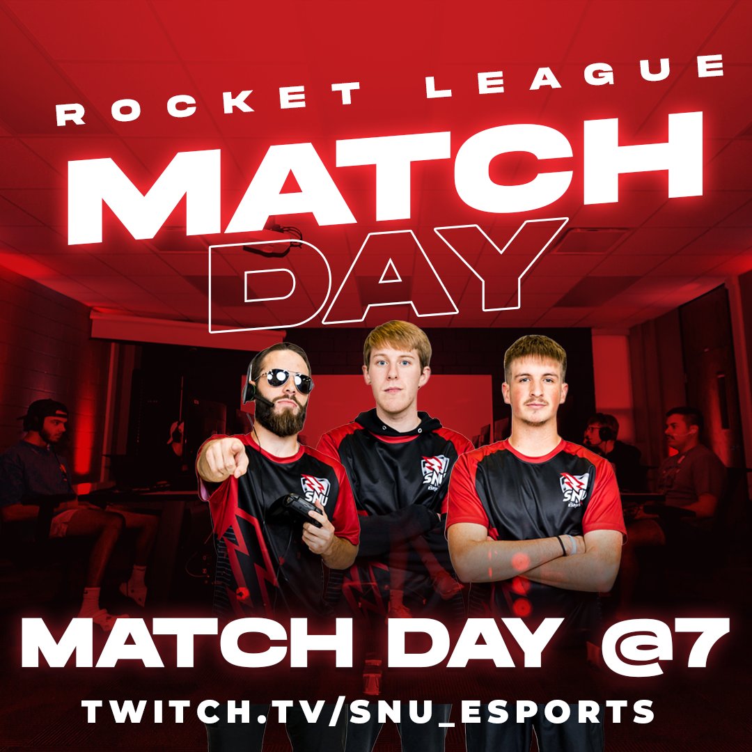 snu_esports's tweet photo. The Crimson Storm Esports season kicks off tonight with our Rocket League team taking on the Tulsa Hurricanes @7. Tune in and be loud tonight at https://t.co/ep1GKYzDST https://t.co/ltxcZUArhC