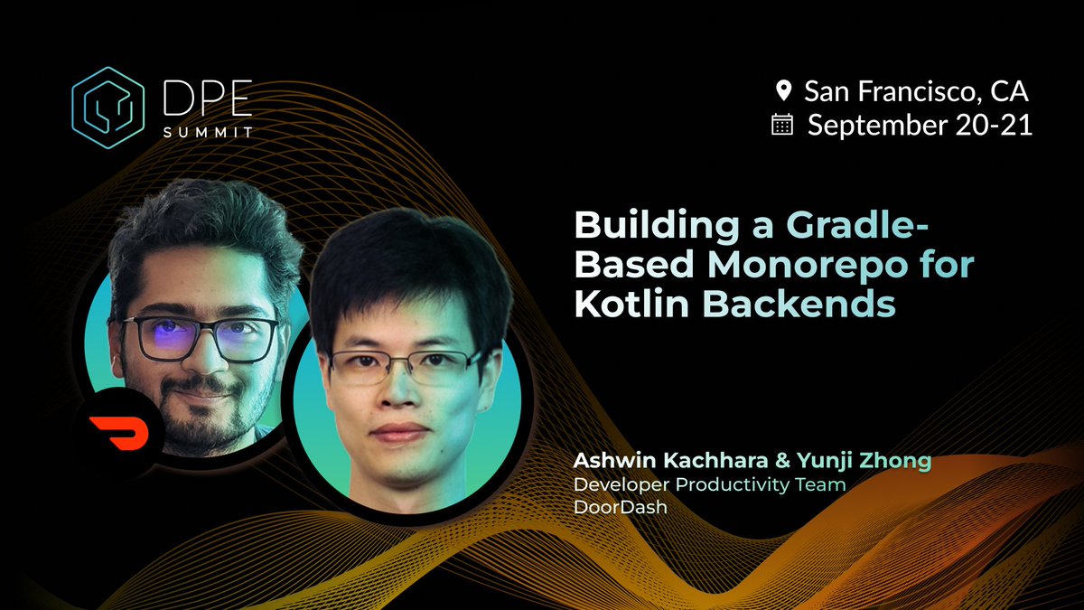 Curious how you can provide a better local #development and #CI experience for large codebases? Learn how @DoorDashEng did it! At #DPESummit23, @ashwinkachhara and Yunji Zhong of DoorDash will describe how his team augmented Gradle capabilities to develop custom tooling and build