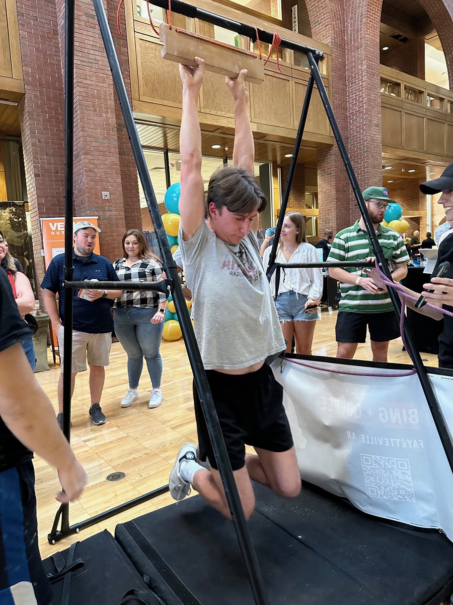 It was an amazing evening at the Startup Crawl in downtown Fayetteville, all thanks to the incredible team at Startup Junkie! Ox proudly had a booth set up, surrounded by fellow innovative startups. Cheers to a night of networking, innovation, music, &amp; a rock climbing challenge.