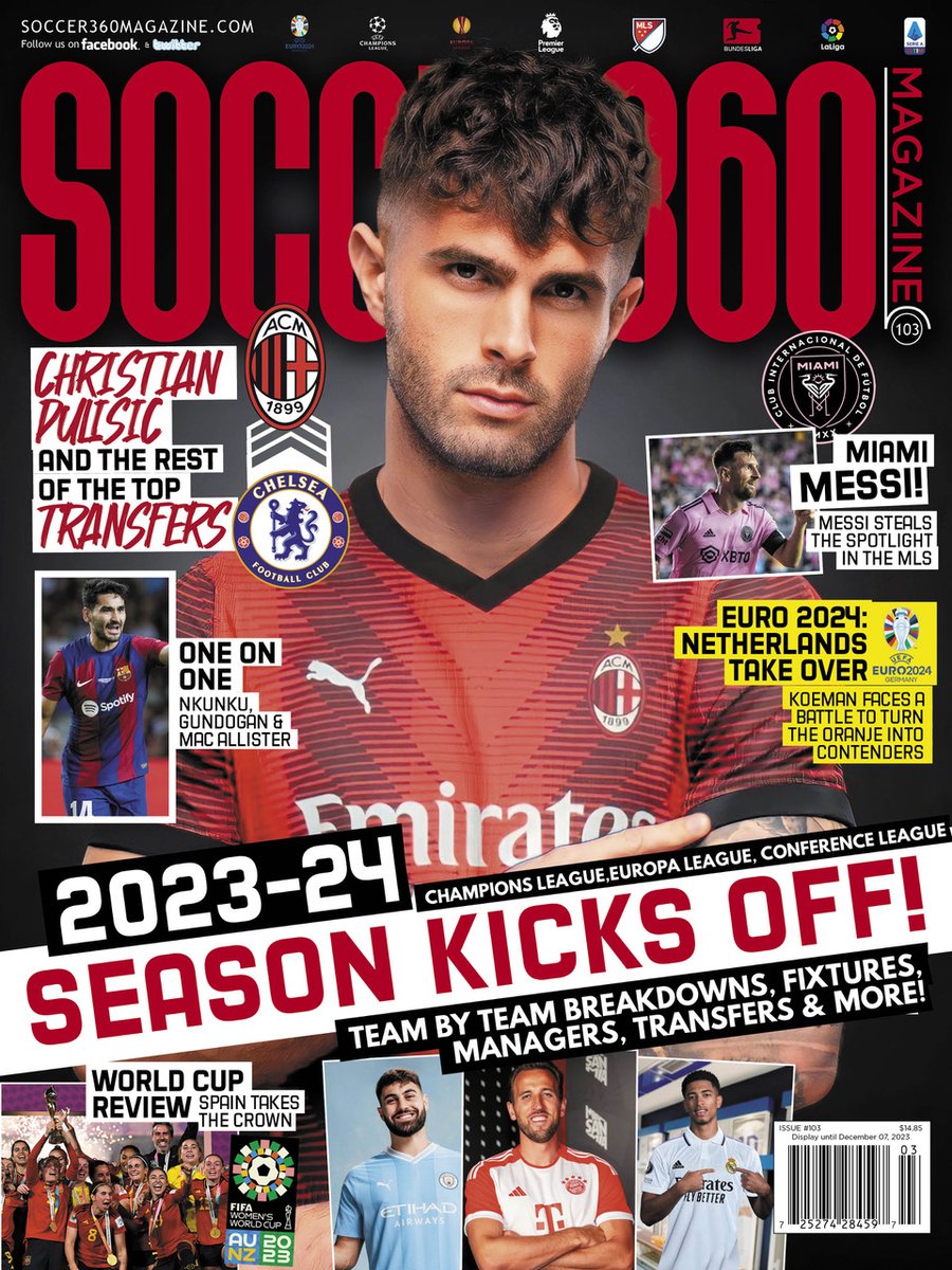 Issue 103 Coming Soon!⚽️🔜

Get your subscription before September 15 to receive the upcoming edition!