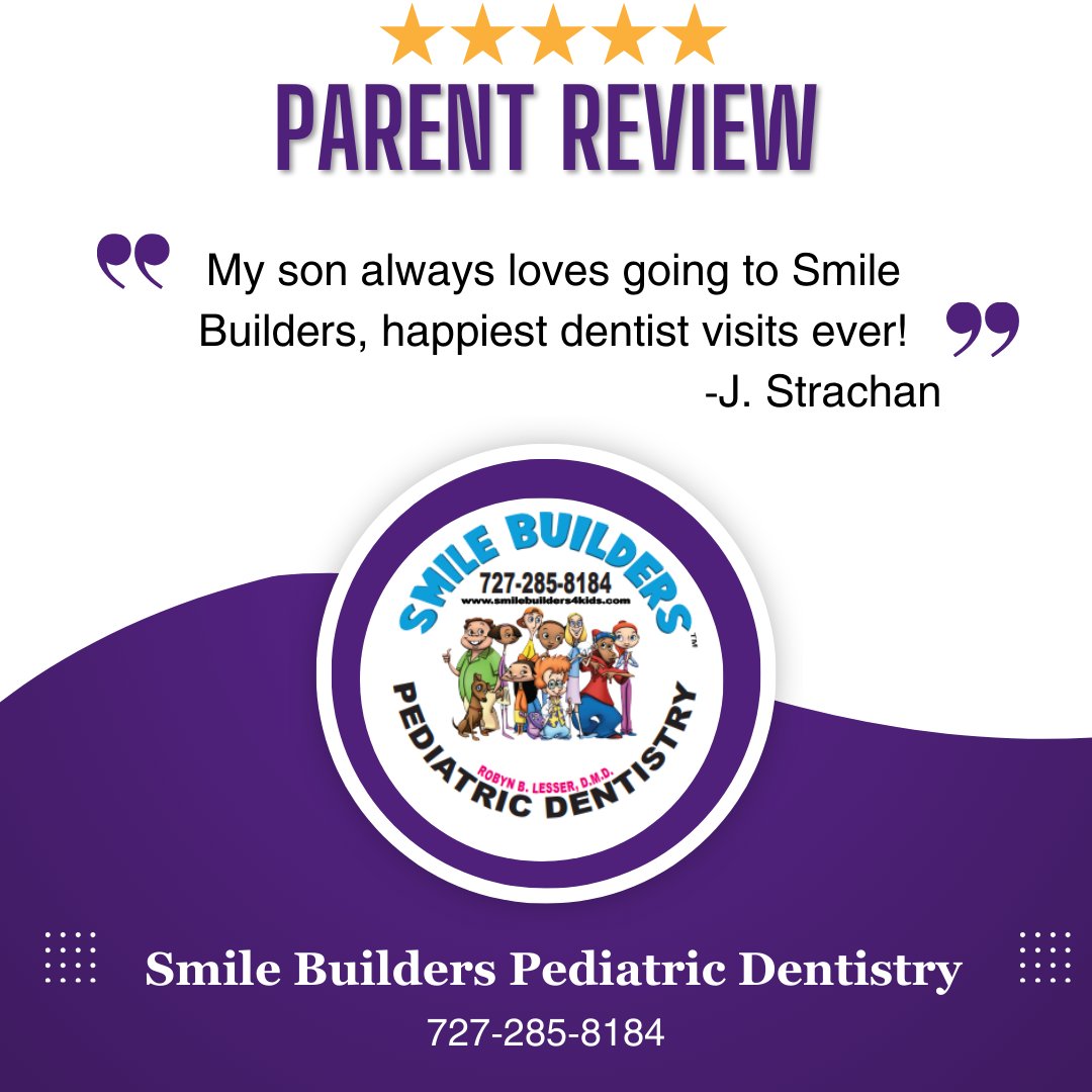 smilebuildersFL's tweet photo. You said it best! 🤩 Thank you for taking the time to write a review!🤗  
We love our patients and families! 💗

#SmileBuilders #PediatricDentistry #ThankYou #Reviews #Memorable #Appreciation #Grateful #Dental #Dunedin #Kids #KidsDentist #Parents #ParentReview #Dentistry #5Star https://t.co/7PMad98E1e