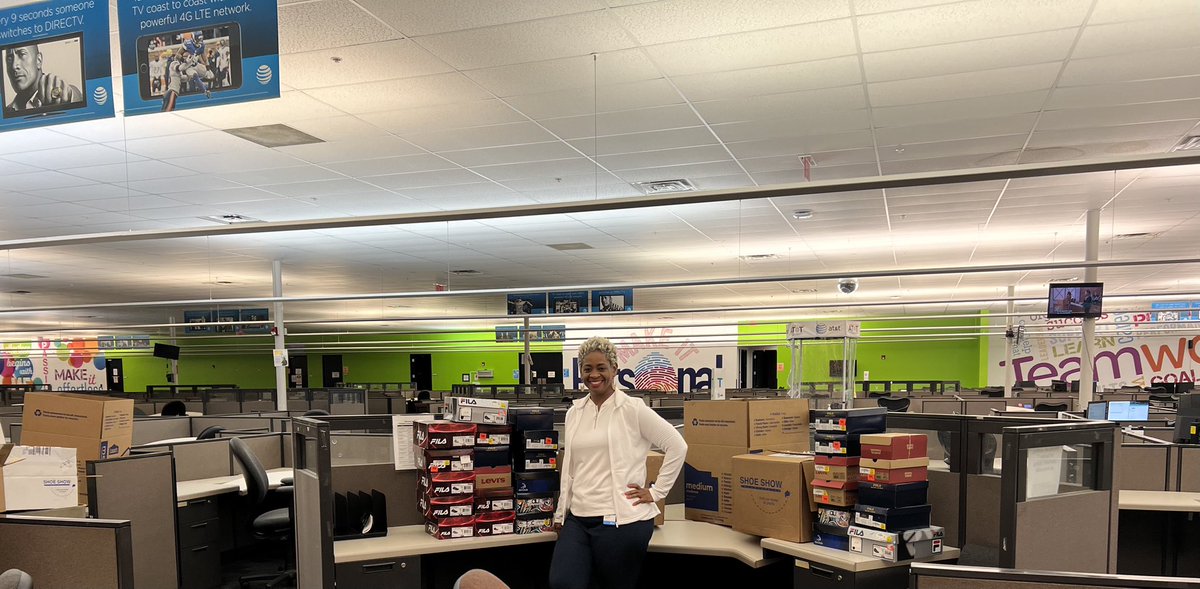 Tim Hicks (@timdropzonenupe) on Twitter photo Another successful community project. The Men of AT&T was able to donate 28 pair of shoes to elementary boys and girls at the schools.
<a href="/FAYCallCenter/">Team Fayetteville</a> <a href="/lcsmith0925/">Laniki Smith</a> <a href="/LafarrahHines/">LaFarrah Hines</a> <a href="/WeRtheNAC/">National Acquisition Centers</a> Another successful community project. The Men of AT&T was able to donate 28 pair of shoes to elementary boys and girls at the schools.
<a href="/FAYCallCenter/">Team Fayetteville</a> <a href="/lcsmith0925/">Laniki Smith</a> <a href="/LafarrahHines/">LaFarrah Hines</a> <a href="/WeRtheNAC/">National Acquisition Centers</a>