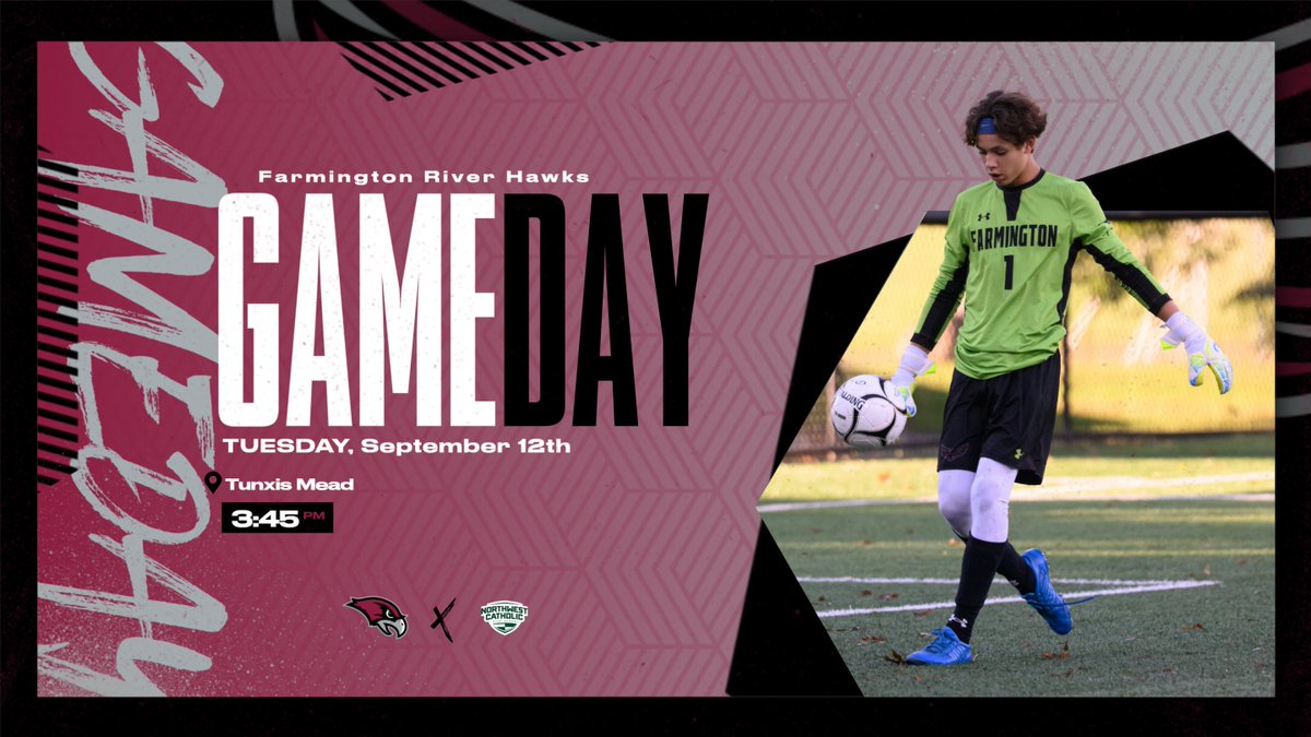 FHS_RiverHawks's tweet photo. GAME # 2 - FHS Boys Soccer vs. Northwest Catholic.
Join us at Northwest Catholic this afternoon for a 3:45 PM start as the River Hawks take on the Lions.
#ctbs
#ctsoccer
#SOAR https://t.co/SkoTdQwgZH