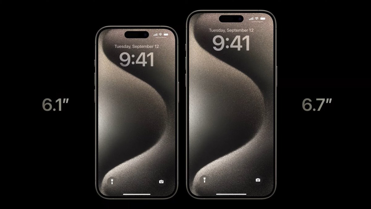 theappleperfect's tweet photo. iPhone 15 Pro and 15 Pro Max in Titanium design #AppleEvent  #iPhone15Pro https://t.co/f36z8Lk2My