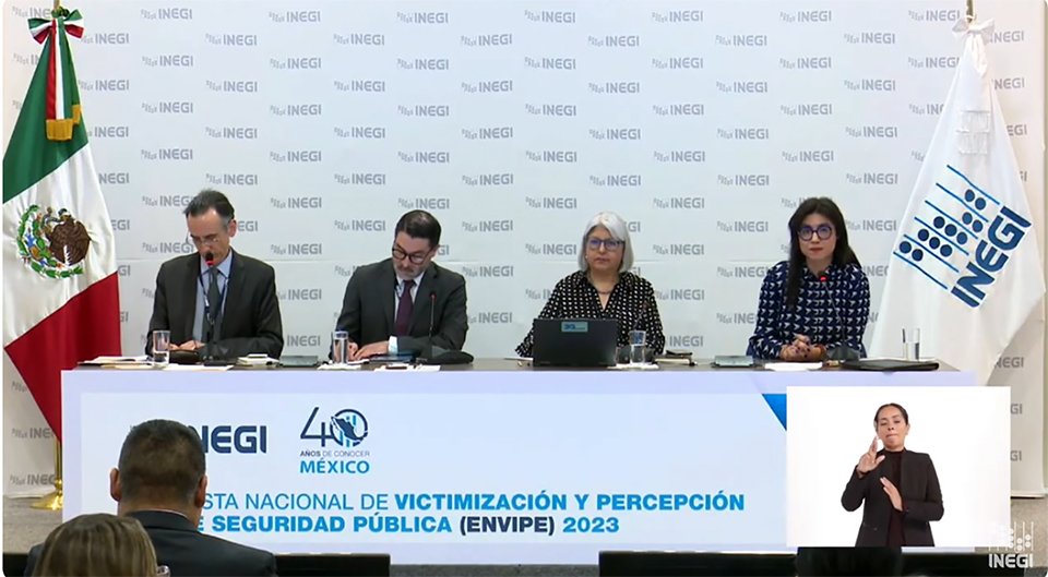 Quiero compartirles que ha sido presentada la Encuesta Nacional de Victimización y Percepción sobre Seguridad Pública (Envipe) 2023, en la cual Baja California Sur se posiciona en el primer lugar nacional en cuanto a percepción de seguridad por parte de sus ciudadanos.