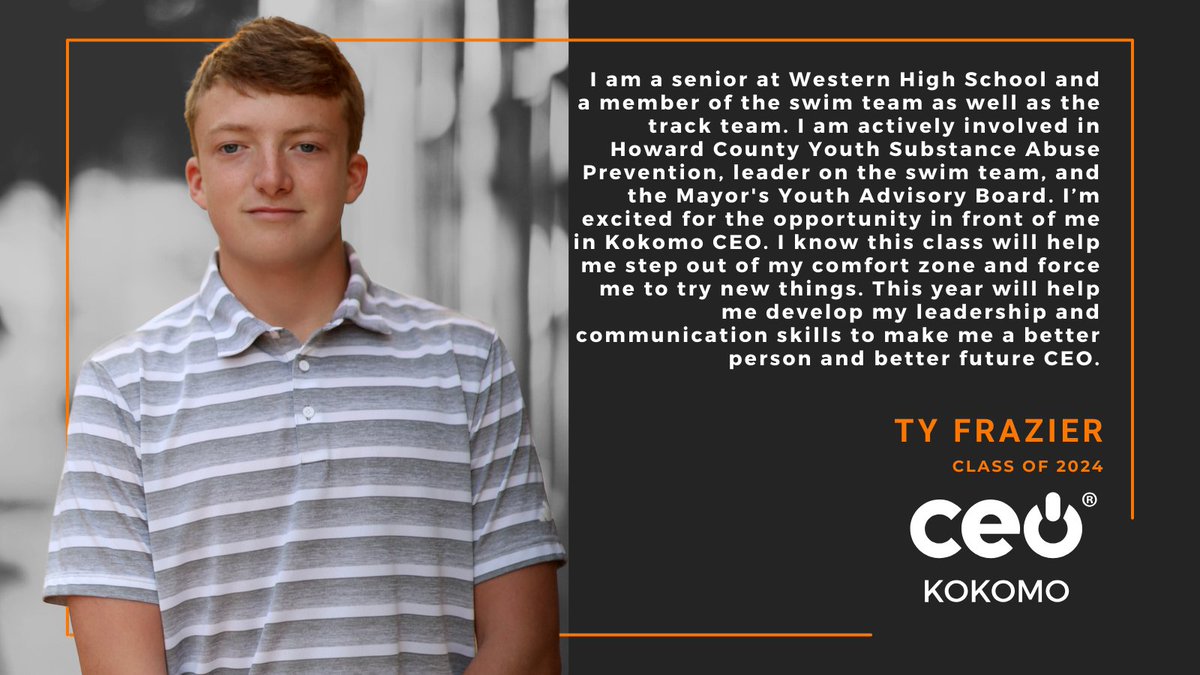 Mr. Ty Frazier, Kokomo CEO Class of 2024