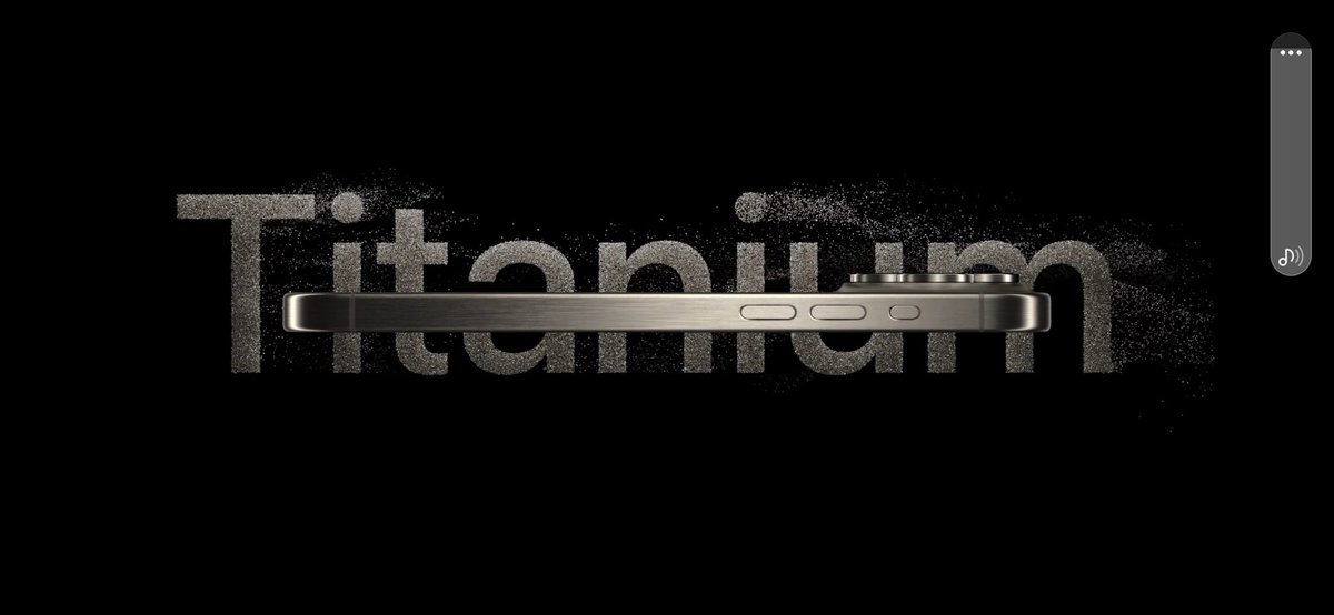 iamsachin_024's tweet photo. New iPhone 15 pro is made of titanium ✅️✅️😱😱😱🔴💯💯
#AppleEvent2023 #iPhone15Pro #iPhone15 #Apple https://t.co/PzOrvnKl0X