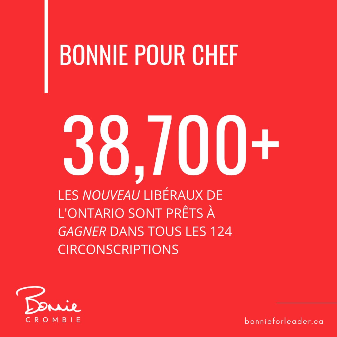 BonnieCrombie's tweet photo. Thank you! Now it’s back to listening, learning, and reconnecting with every Liberal across Ontario. ❤️ Merci! Nous allons maintenant nous remettre à écouter, à apprendre et se reconnecter avec tous les libéraux de l'Ontario. https://t.co/j58gwJrXdZ