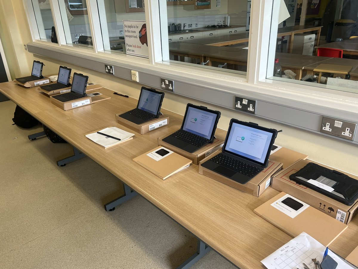 Helen Doherty (@helen_mcgivern) on Twitter photo Delighted to issue our year 8 pupils with their new Surface Go 3 laptops today. One to one lap top devices is the next stage on our journey to ensure an inclusive and accessible curriculum for all our pupils and to foster 21st century learning skills. <a href="/Cloughglass/">Hugh Meenagh 👨🏻🏫 📒 💻 📚</a> <a href="/damianharvey74/">Damian Harvey</a> Delighted to issue our year 8 pupils with their new Surface Go 3 laptops today. One to one lap top devices is the next stage on our journey to ensure an inclusive and accessible curriculum for all our pupils and to foster 21st century learning skills. <a href="/Cloughglass/">Hugh Meenagh 👨🏻🏫 📒 💻 📚</a> <a href="/damianharvey74/">Damian Harvey</a>