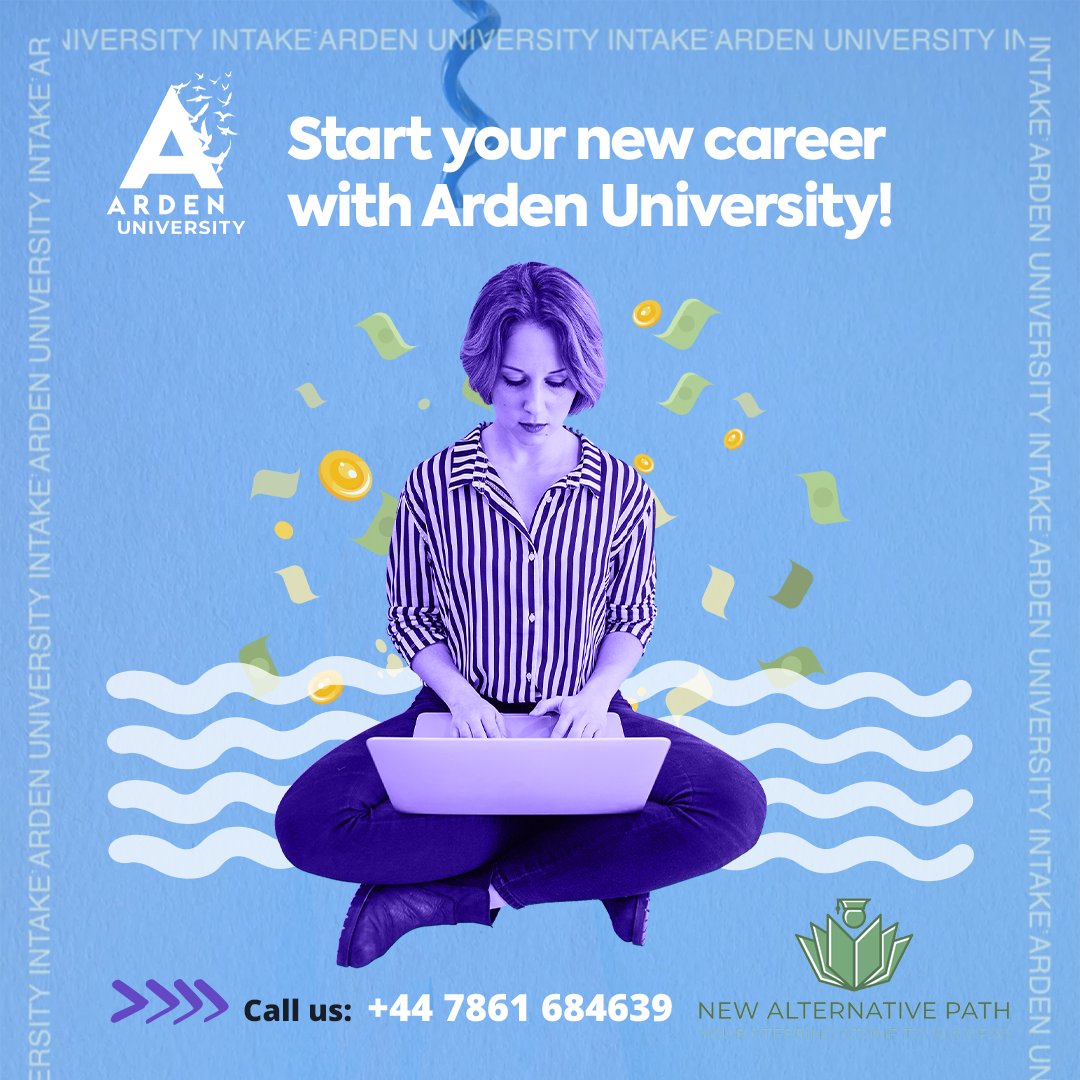 StudRecruitment's tweet photo. Follow your Dreams! 🎓🌟

Start your new career with Arden University!🚀🚀
Arden University has become a popular choice among students looking for easily flexible programs and a high-quality education!

- Fantastic Student Finance options 💸💸💸
- Wide range of Programs 🚀🚀🚀 https://t.co/9oOrLLT5LZ