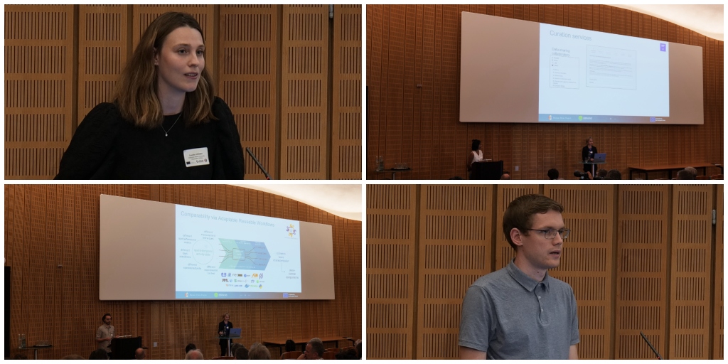 Early career researchers covered a range of topics - including #simulation, #data sharing, and high performance computing - in the flash talks session at the HBP concluding event #CelebratingHBP