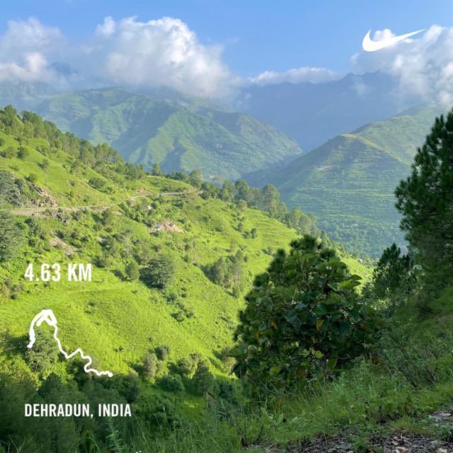 Ran 4.63 kilometres with Nike⁠ Run Club #JustDoIt 
Day3034 of #runningstreak #h_art 
#run #running #nrc #nrcindia #garmin #beatyesterday #mountains #chakrata #uttarakhand #mountainrunning #green #mountainrun #view