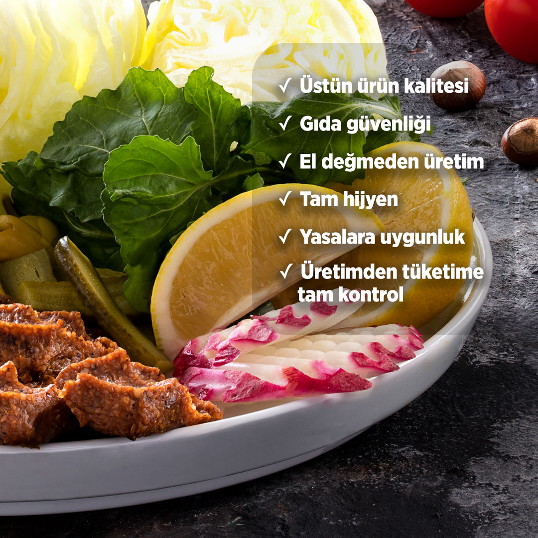komagenetr's tweet photo. Bu lezzete yüzde 100 güven! 💯👌
✅ Üstün ürün kalitesi
✅ Gıda güvenliği
✅ El değmeden üretim
✅ Tam hijyen
✅ Yasalara uygunluk
✅ Üretimden tüketime tam kontrol
Komagene ile içiniz rahat olsun….
#komagene #çiğköfte #tako #dürüm #lezzet #helalgıda #brcfood #ifsfood https://t.co/954srIZlZ8