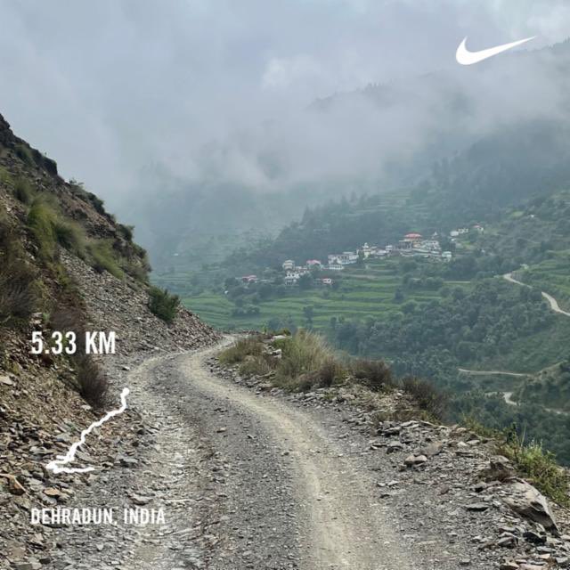 Ran 5.33 kilometres with Nike⁠ Run Club 
Day3035 of #runningstreak #h_art 
#run #running #nrc #nrcindia #garmin #beatyesterday #mountainrun #chakrata #dehradun #mountainrunning #harul #pati