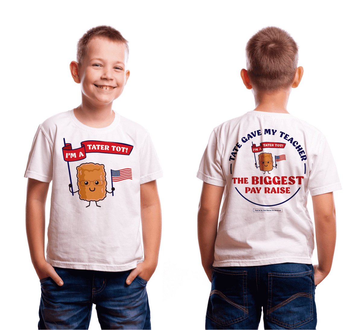 MatthewFoldi's tweet image. Incredible @tatereeves merch; “I’m a Tater Tot” 😂 

Touting that Reeves secured biggest pay raises for Mississippi teachers #msgov