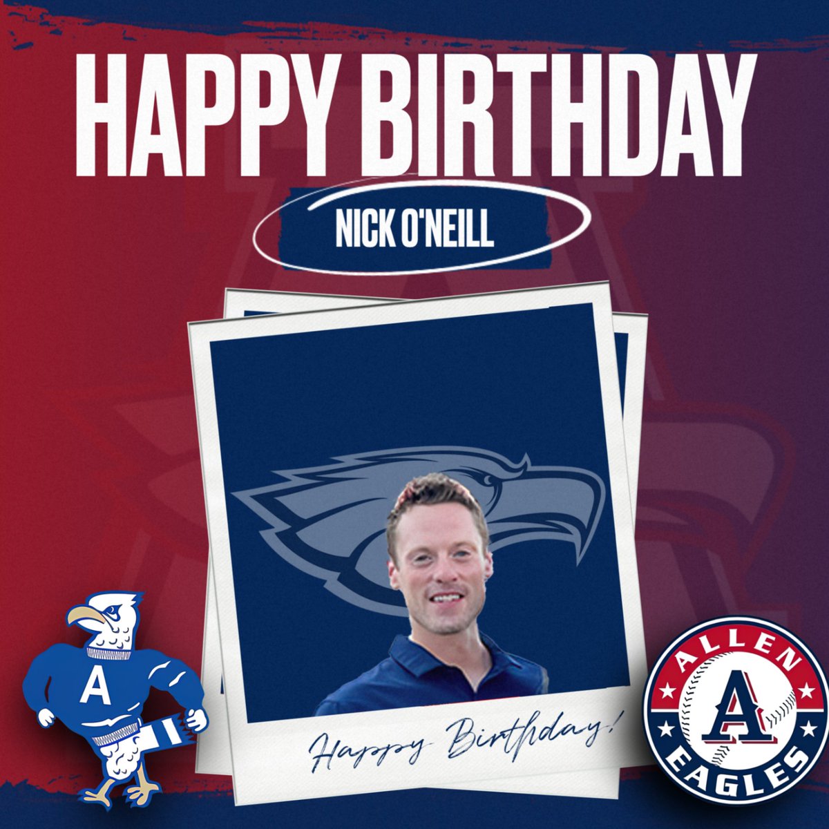 AllenEaglesAth's tweet image. H🅰️ppy Birthday Coach O'Neill! 🎂
@allen_baseball    @alleneaglesfb