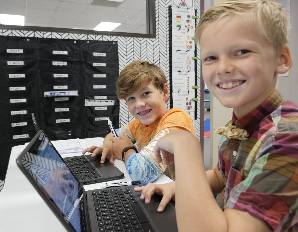 friendswoodisd's tweet image. Learning is a blast at Bales Intermediate! Bales students enthusiastically tackle math, get creative with video projects, and enjoy outdoor playtime. Keep up the fantastic work, young scholars! 🌟 #BecauseKids ow.ly/nUrG50PKGVv
