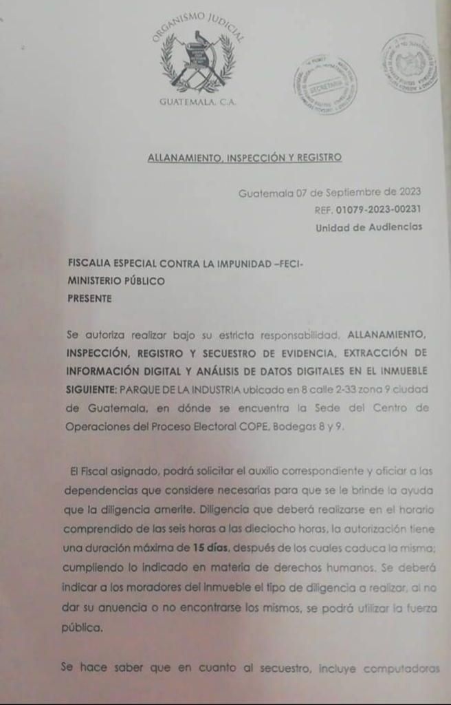 samuel_pz's tweet photo. Los golpistas del MP Curruchiche, Orellana y Monterroso están usando el caso que se inventaron en contra nuestra para criminalizar al personal del TSE que se mantuvo firme en estas elecciones.

Están desesperados y no podemos permitir que sigan atacando a Guatemala. https://t.co/eV3VmtGXIC