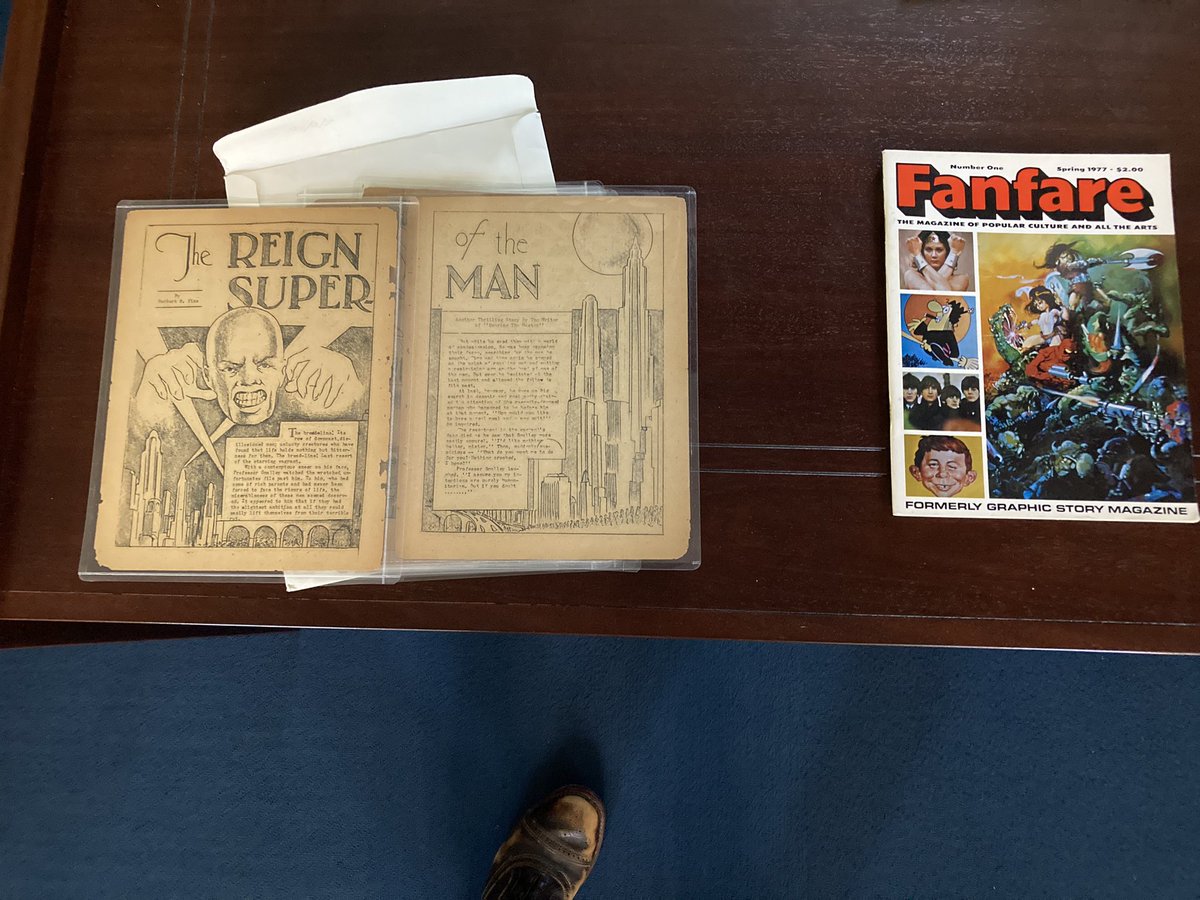 Mimeographs, flongs, zines, and comics! A lot of awesome ephemera out today for the first of many visits on archives. Thanks to <a href="/ehh_ptr/">Dr. Elizabeth Haven Hawley</a> for putting more of this technology into the collections!