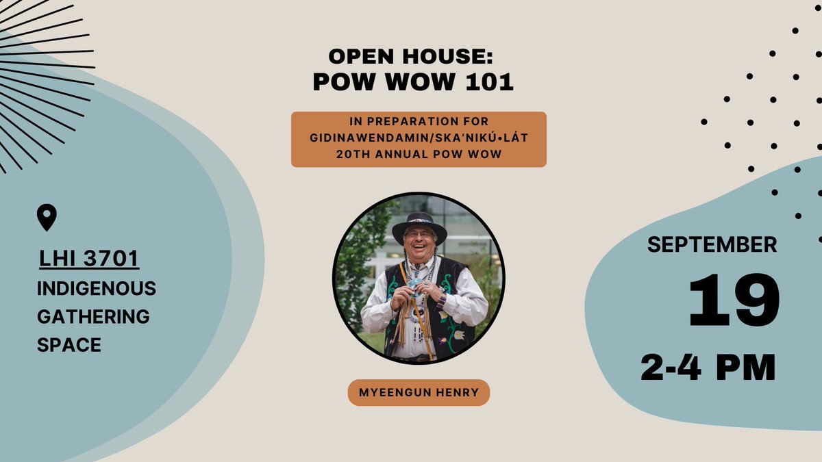 Pow Wows are community events open for everyone to attend respectfully. #UWaterlooHealth invites you to join Elder @myeengun Henry in a conversation about the traditional origins of Pow Wow, what to expect at a Pow Wow and much more. For more info: uwaterloo.ca/health/events/…