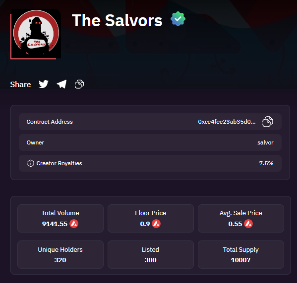 I wanna be a Web3 dev ๐บ (@iwb_a_web3_dev) on Twitter photo I am a big fun of burning things ๐ฅ
If <a href="/salvor_io/">Salvor ๐ข๐บ</a> would spend 1% of royalties from The Salvors collection to buy back Salvors and burn it, we would see 100 burned NFTs of 10000 (which is 1% of total supply).
And it's only 1% of royalties from single collection ๐
#NFTs #Web3 I am a big fun of burning things ๐ฅ
If <a href="/salvor_io/">Salvor ๐ข๐บ</a> would spend 1% of royalties from The Salvors collection to buy back Salvors and burn it, we would see 100 burned NFTs of 10000 (which is 1% of total supply).
And it's only 1% of royalties from single collection ๐
#NFTs #Web3
