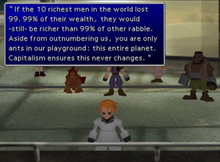 GameBeets's tweet image. final fantasy vii wow, what a classic game