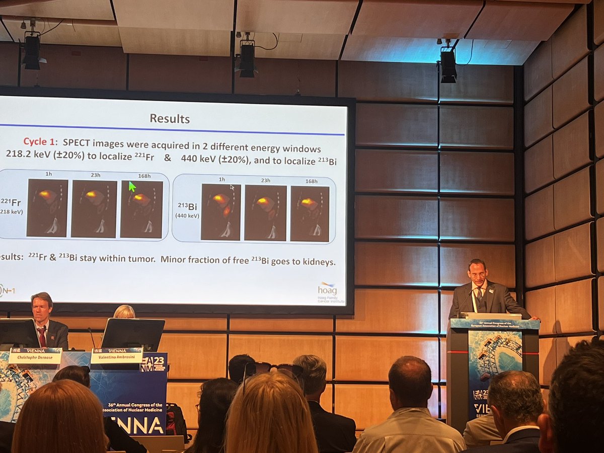 Very encouraging results, first-in-human 225Ac-DOTATATE Dosimetry Results from Part 1 of the ACTION-1 Trial, presented by Dr Gary Ulaner on behalf of Dr Michael Morris.