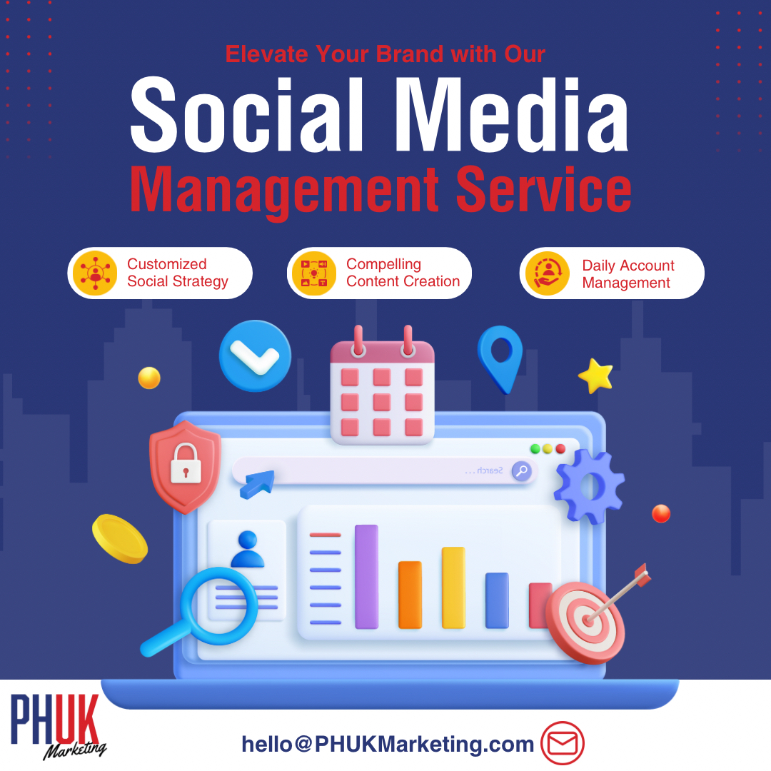 Grow your business with our Social Media Management Service! 

hello@PHUKMarketing.com

#DigitalMarketing #MarketingAgency #SocialMedia #SocialMediaMarketing #Manchester
