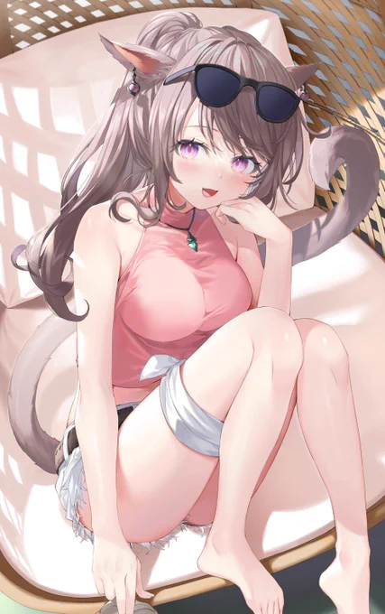 素足みこって～ #FF14 #FF14art