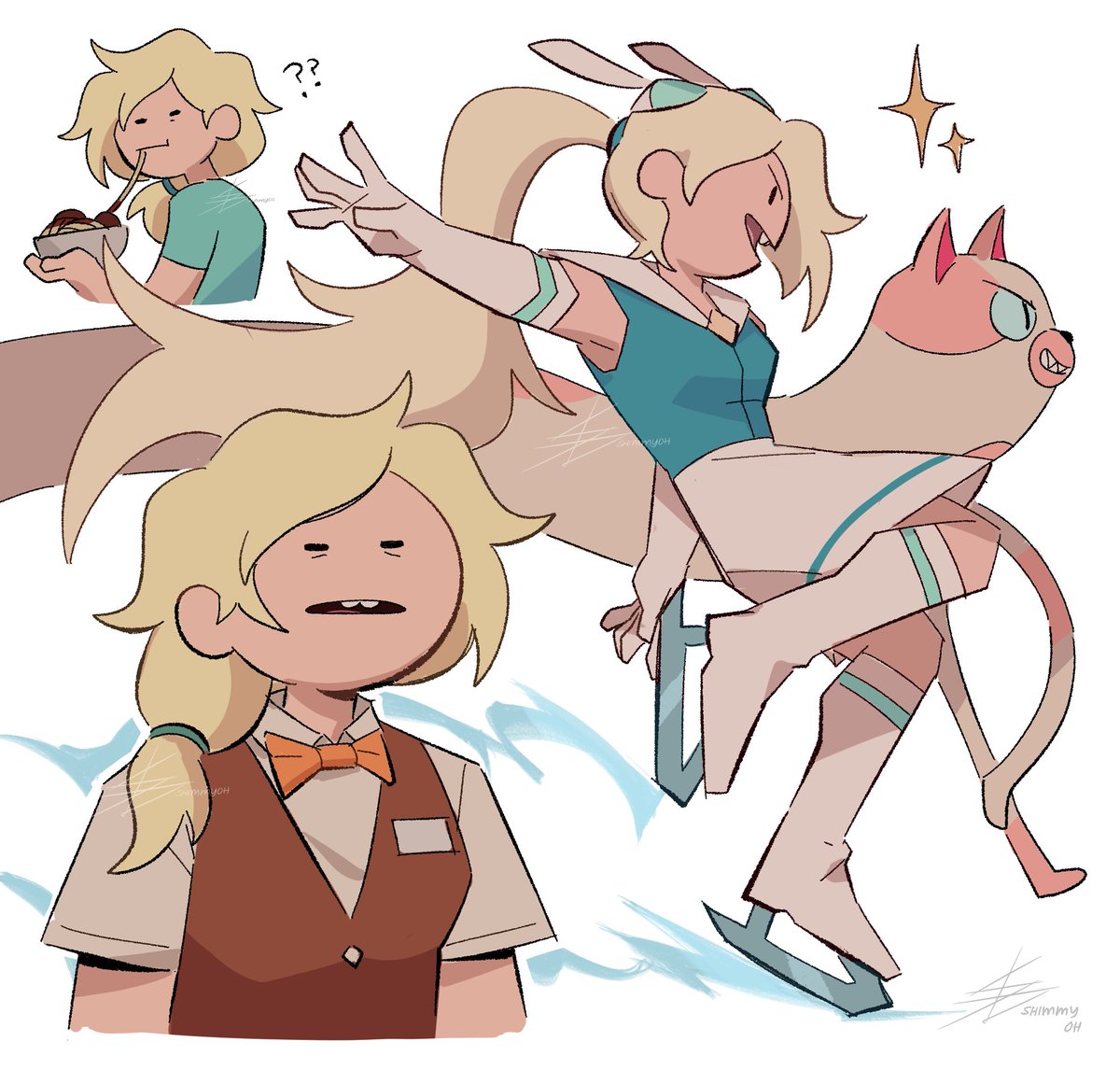 ShimmyOh_'s tweet photo. love her sm 
#FionnaandCake #adventuretime https://t.co/NoQ9DF7RC4