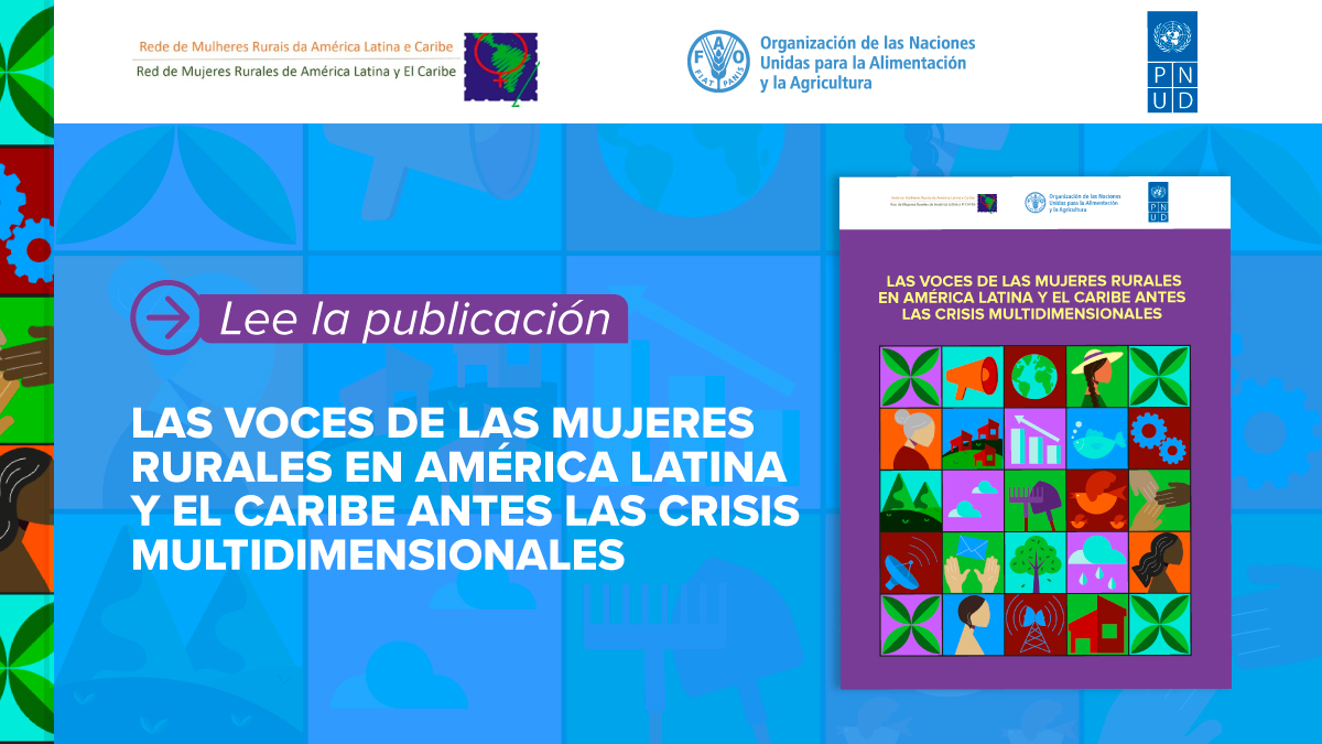 PNUD_ALGenera's tweet photo. El desarrollo sostenible de América Latina y el Caribe solo puede ser concebido desde una mirada transformadora y sostenible #SinDejarANadieAtrás

📘Lee las experiencias y enseñanzas de las #MujeresRuralesALC➡️https://t.co/Z5KadTn8TD https://t.co/3cx3MPxECO