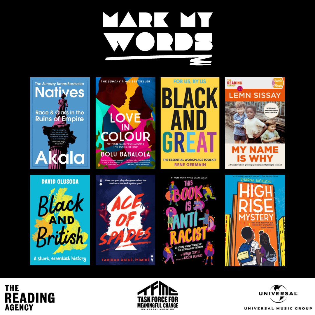 It's Black History Month! The theme is #SalutingOurSisters. Go to the website to find out more: blackhistorymonth.org.uk The #MarkMyWords collection celebrates Black authors and is created and donated by @readingagency and @UMG_News #BlackHistoryMonth2023 #WEMATTER #BHM