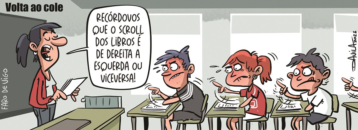 Empeza a escola #humorgalego #davila #obichero #humor