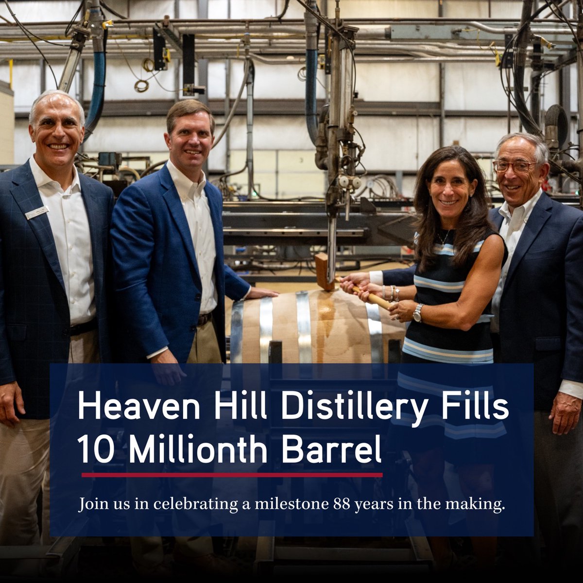 We recently hit a major milestone: filling our 10 millionth barrel! Read the blog to find out how we achieved this and learn some whiskey trivia. bit.ly/48foltc