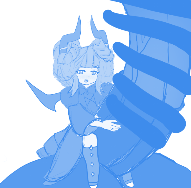 WIP
悪魔ちゃんの方も描いていきます(^-^) 