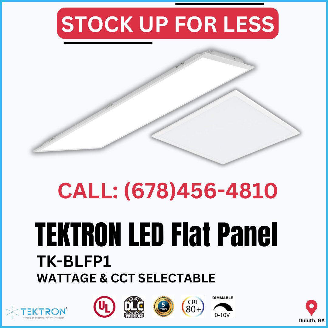 LightsTektron's tweet image. 💡 Upgrade your lighting solutions today! Call now at 678-456-4810.

📍 Located in Duluth, GA, USA 🇺🇸

#indoorlights #StockUpAndSave #Tektron #technoled #commerciallighting #officelighting #EnergySavings #electrician #indoorlighting #ledlighting #LightingSolutions