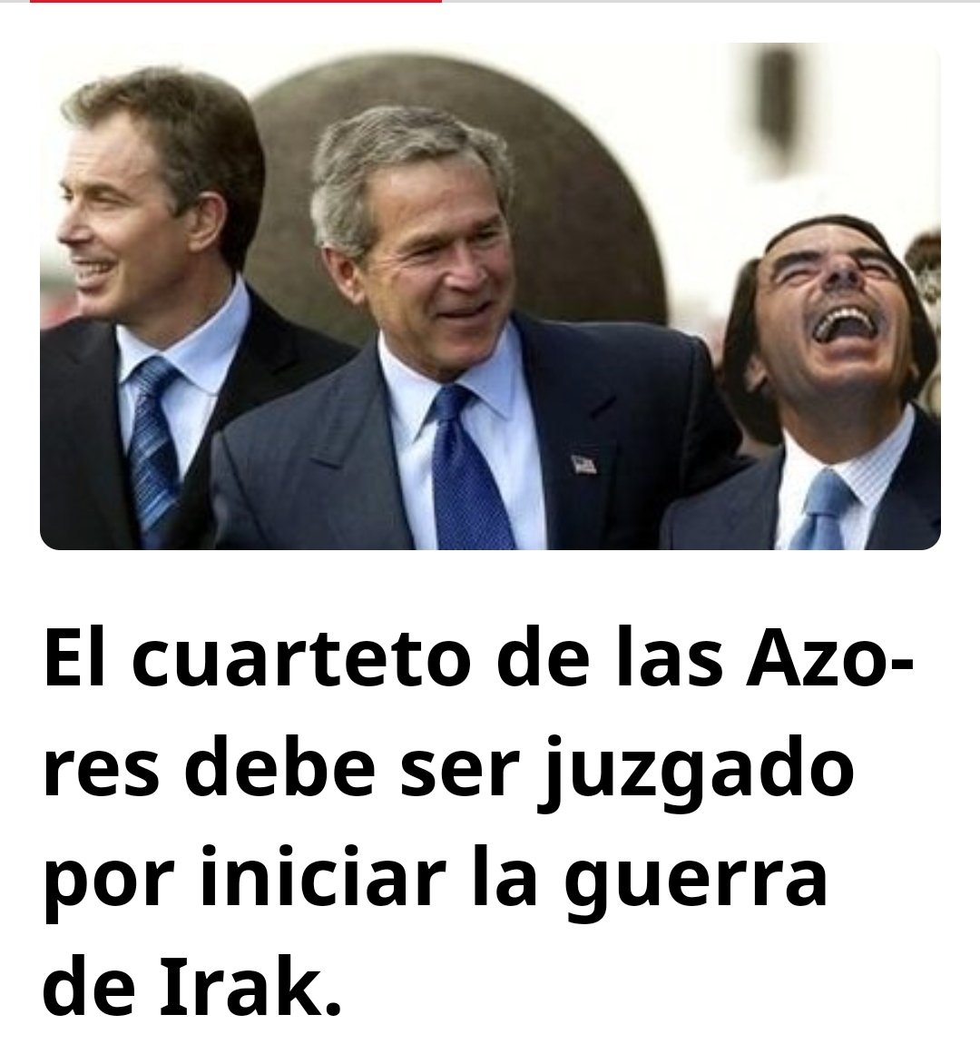 Asturika1's tweet photo. Me tomo muy en serio las llamadas a la rebelión de Aznar.
Miles de muertos en Irak le avalan https://t.co/c5vz67RRyw