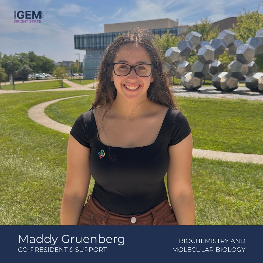 Meet Maddy!👩‍🔬

Team:  Support
Year:  Senior
Major:  Biochemistry and Molecular Biology
Years in iGEM:  3

Maddy is excited to participate in her 3rd year in iGEM, and to continue to enhance her abilities as a scientist and professional.