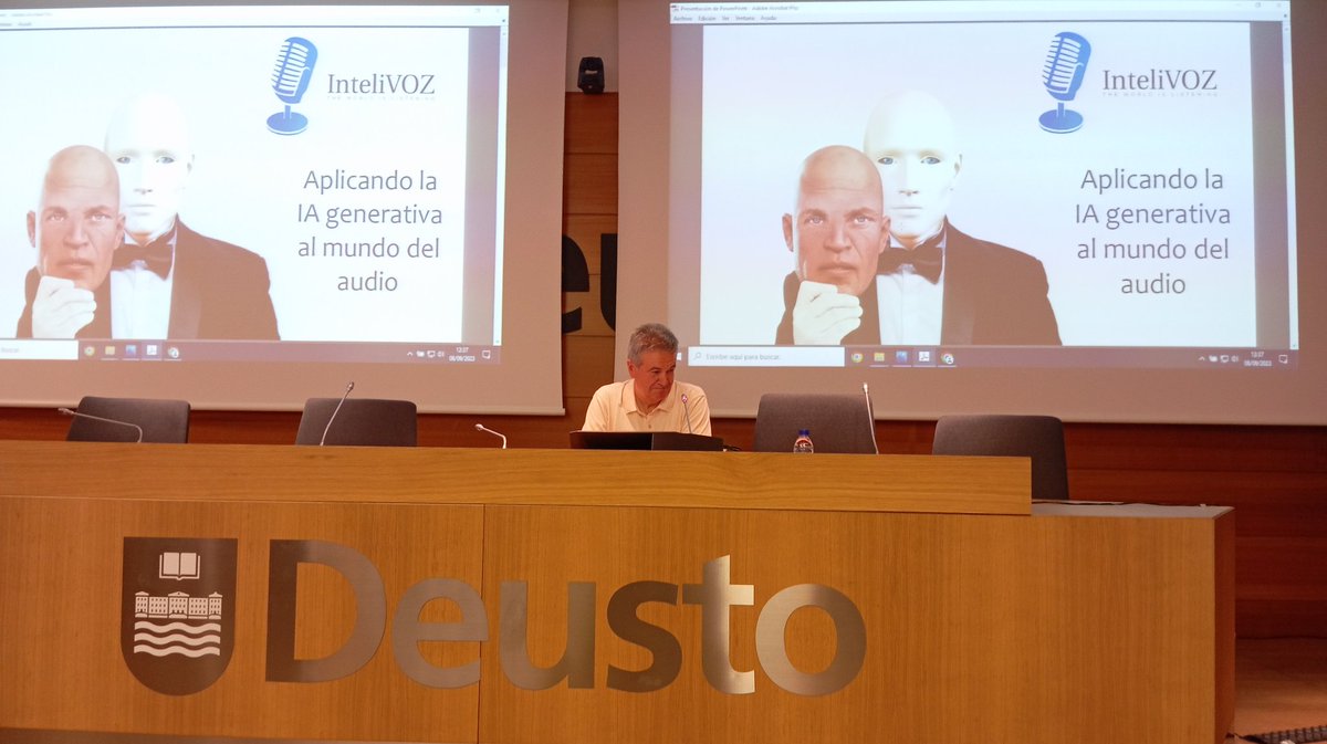 AEEEIE's tweet photo. 👏"Intelivoz. Un nuevo enfoque para la síntesis de voz en el mundo del audiolibro" con #AntonioQuiros @vintalis2022 en las X Jornadas de la Edición en el Nuevo Mundo de la edición
#Autor23 https://t.co/7TmDUgKfDh