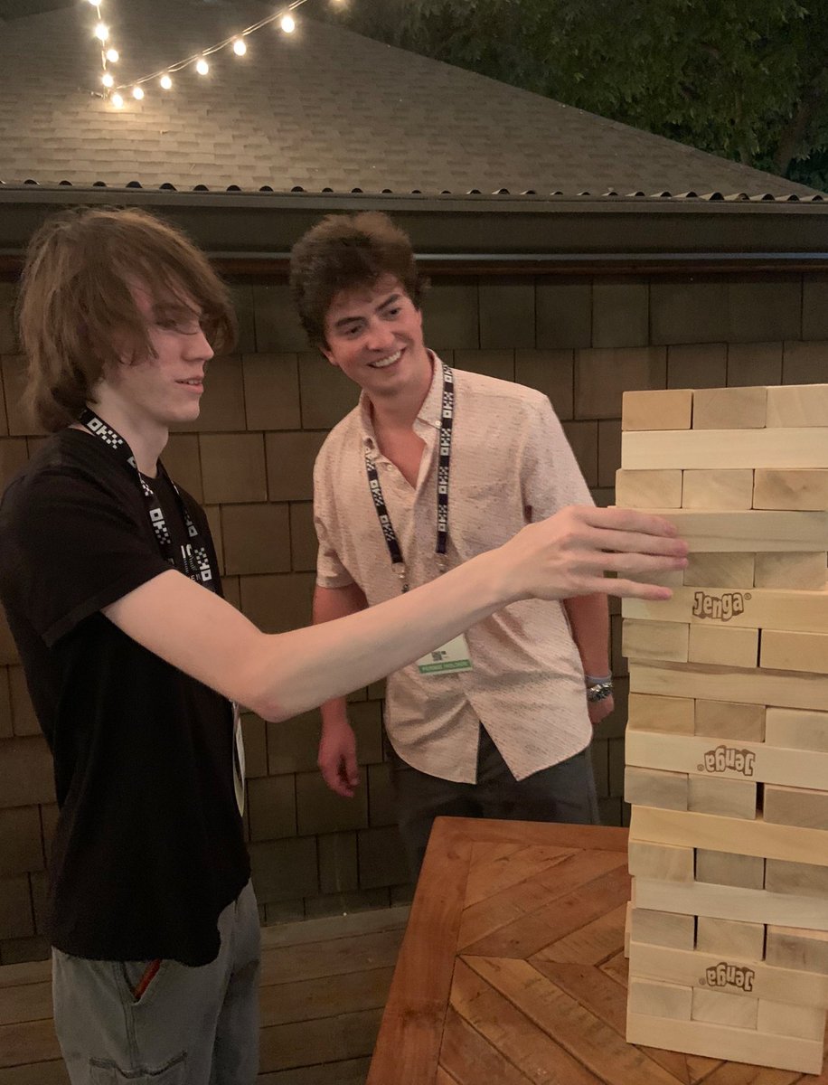 Jenga is an excellent way to keep your favorite engineers occupied! 😆

<a href="/benblute/">benblute</a> <a href="/Crypto__Jesus_/">Crypto Jesus</a> 
<a href="/Permissionless/">Permissionless</a> #Bangers