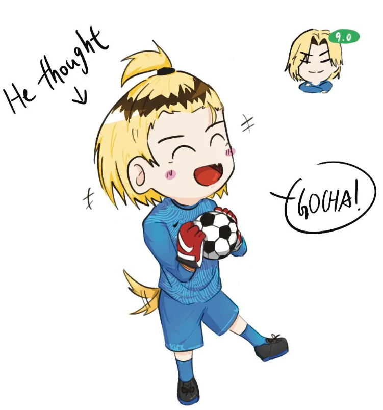 iqkev's tweet photo. Fan made art of xQc @ the Sidemen charity match😁 
Credit: u/maxsy233 https://t.co/PA7jcmg8A3