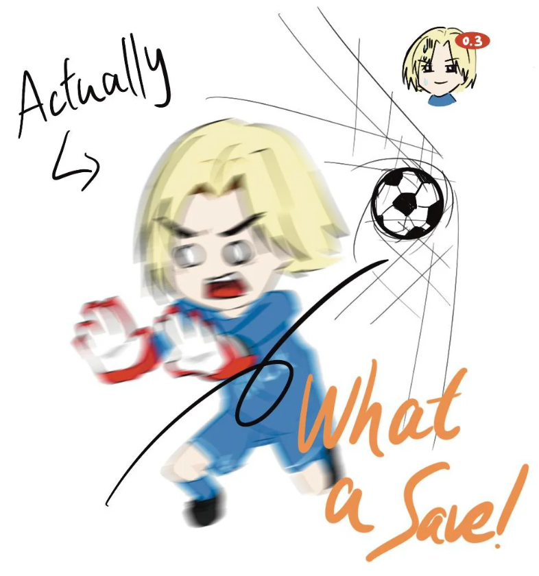 iqkev's tweet photo. Fan made art of xQc @ the Sidemen charity match😁 
Credit: u/maxsy233 https://t.co/PA7jcmg8A3